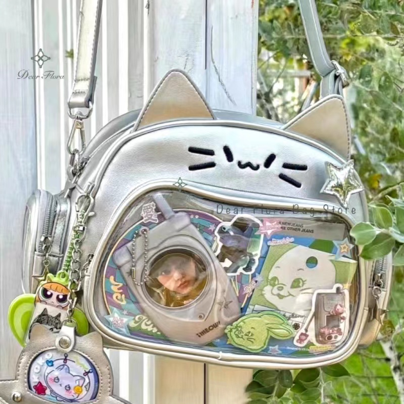 Yeni Y2K Kore Kawaii Kedi Ita  - Fashion Backpack Women incelemesi ve fiyatı