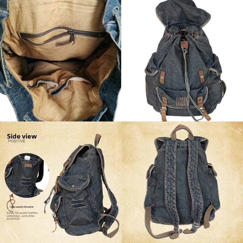 Retro Tuval Deri Çift Omuz Ask - Canvas Backpack Casual incelemesi ve fiyatı