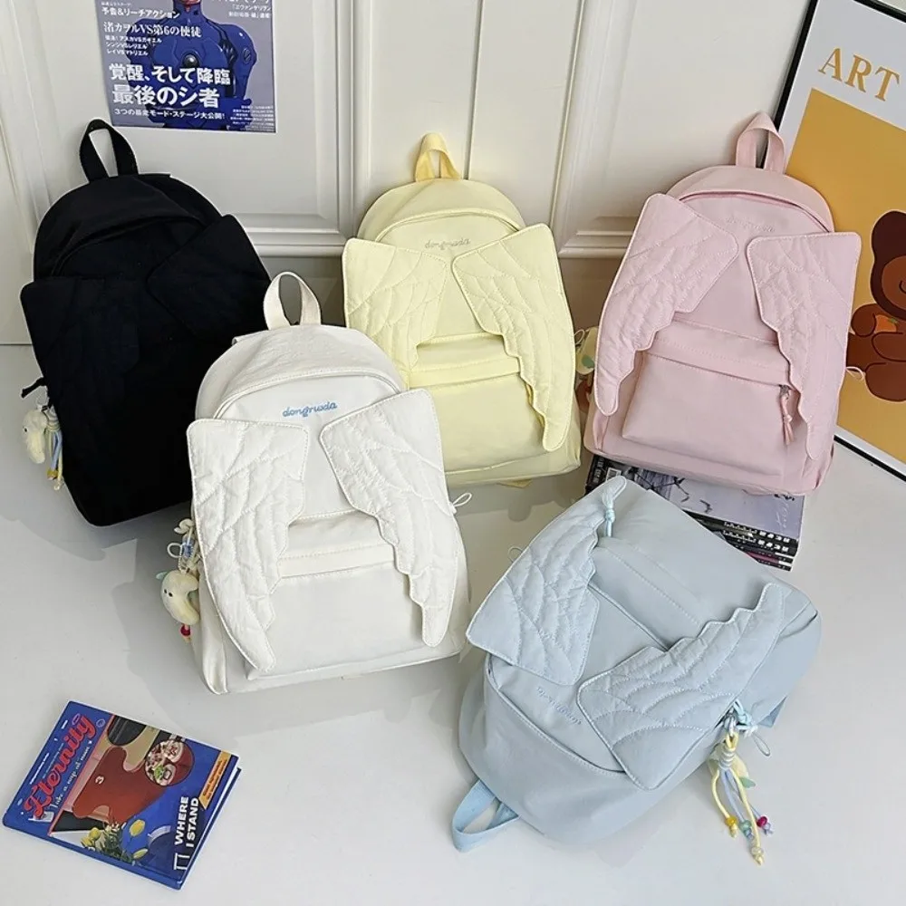 Çok Yönlü Melek Kanadı Sırt Ça - Canvas Backpack Casual incelemesi ve fiyatı