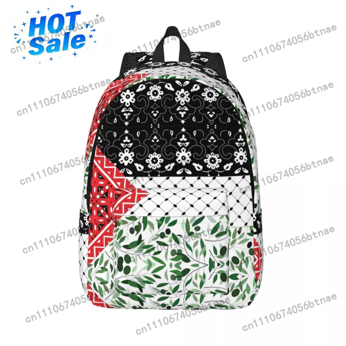 Filistin Bayrağı Zeytin Desenl - Canvas Backpack Casual incelemesi ve fiyatı
