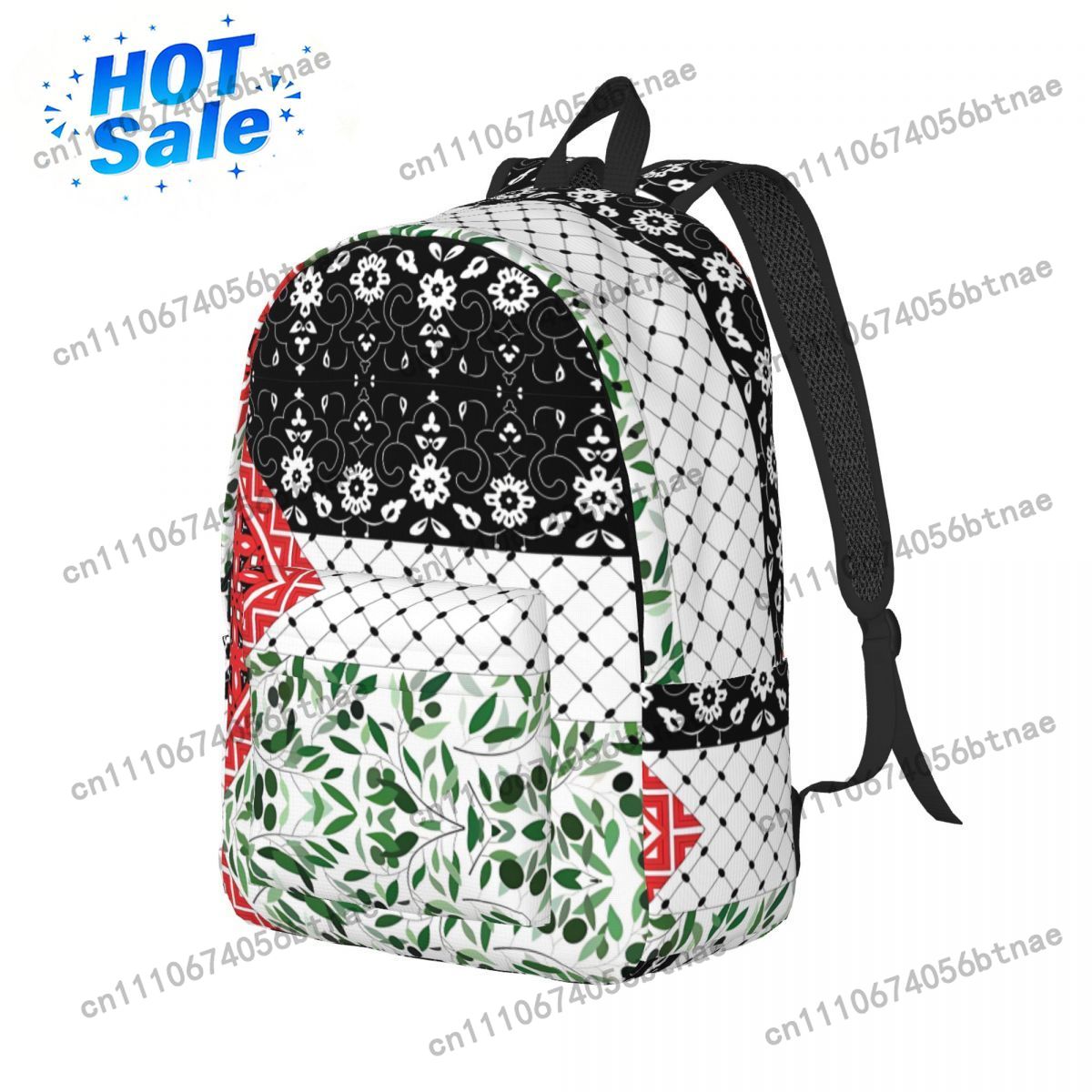 Filistin Bayrağı Zeytin Desenl - Canvas Backpack Casual incelemesi ve fiyatı