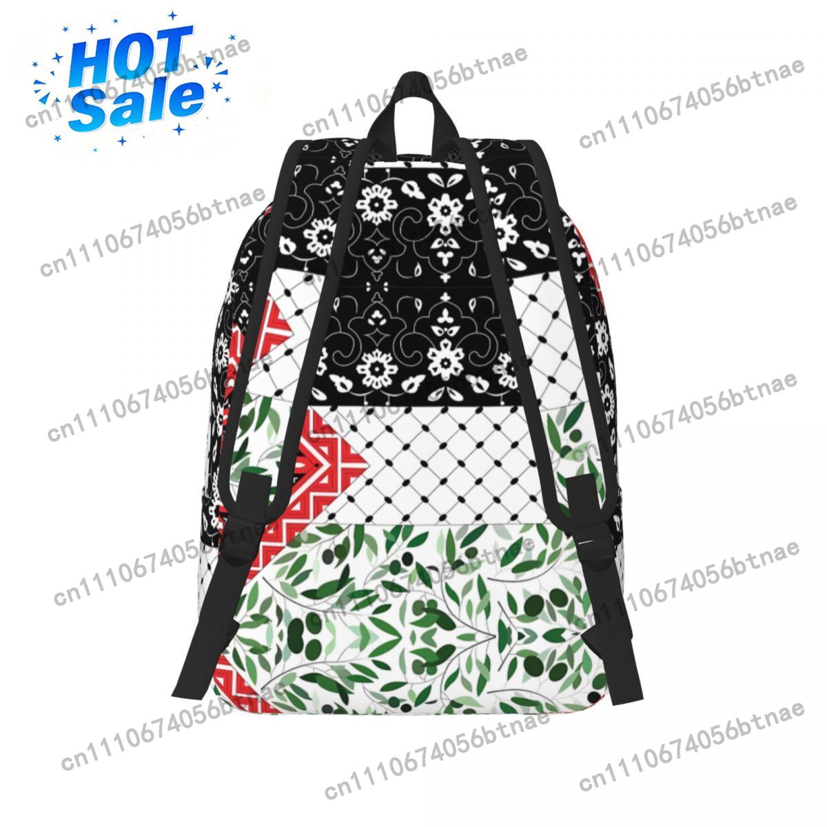 Filistin Bayrağı Zeytin Desenl - Canvas Backpack Casual incelemesi ve fiyatı